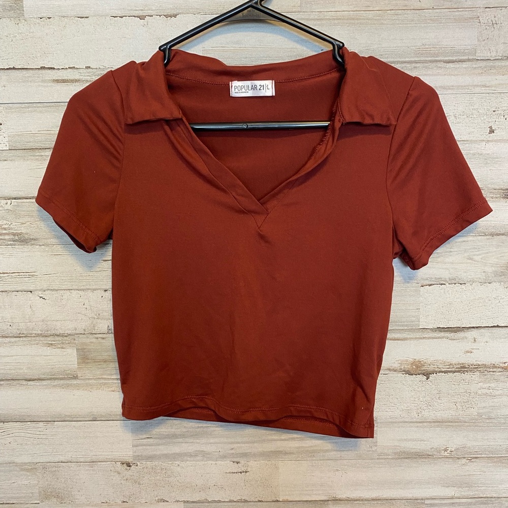 Teen Girl Rust Top